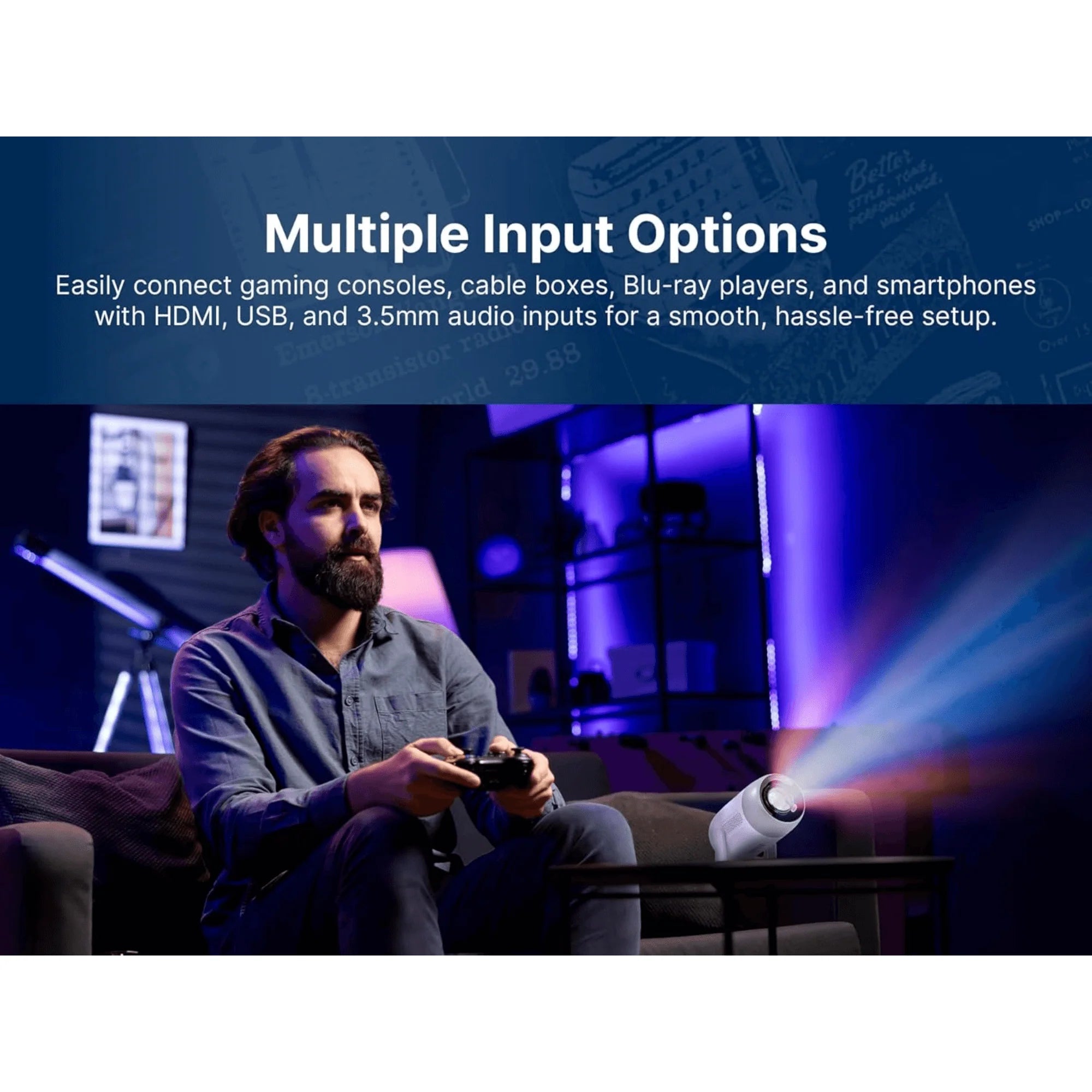 Emerson 150" Home Theater LCD Projector