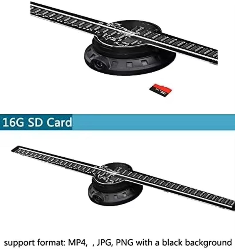 Revolutionary 3D Hologram Fan - Stunning Holographic Projector for Advertising, Events, and Parties!